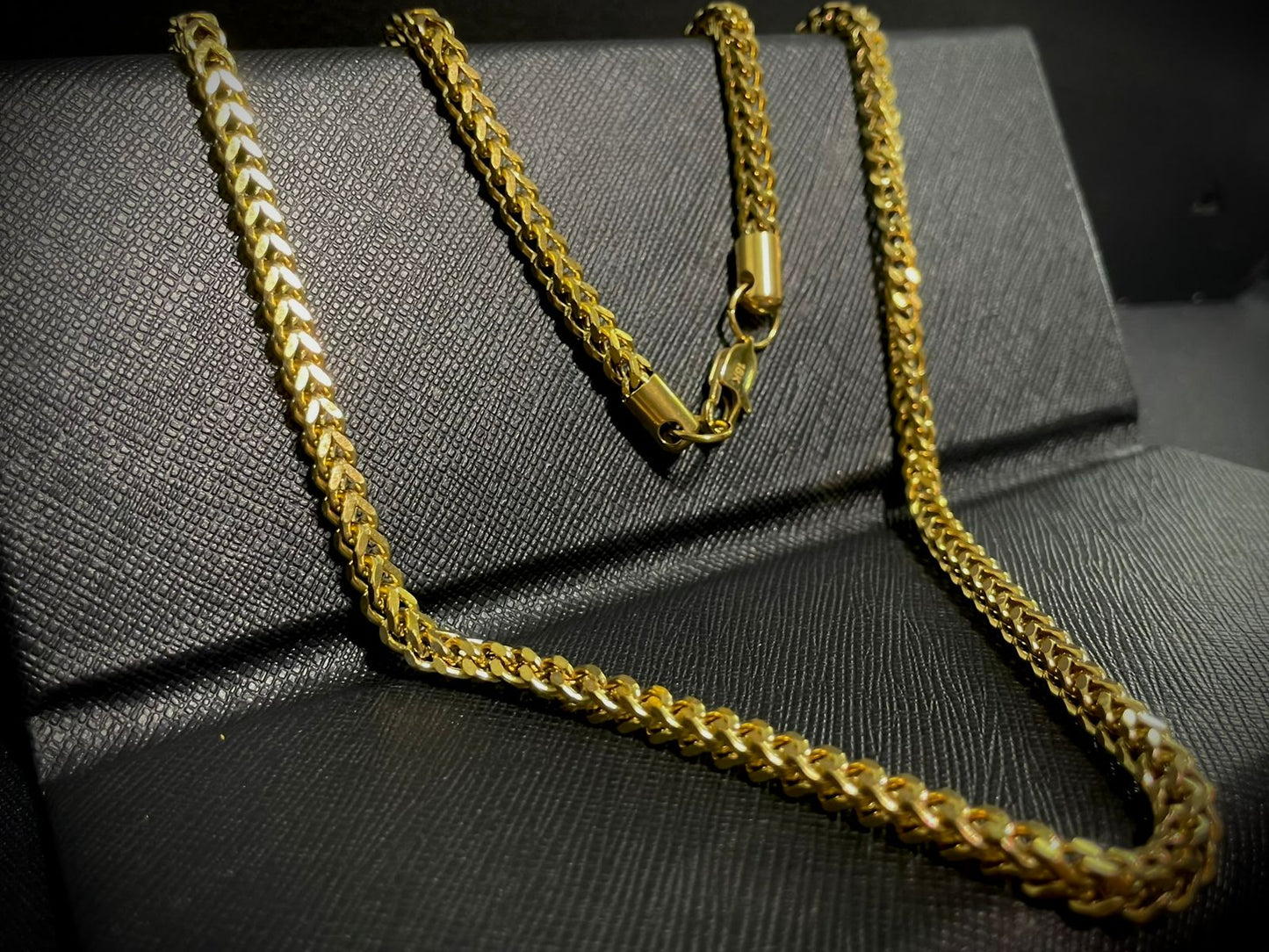 CADENA JES TEJIDO FRANCO 4MM - 65CM