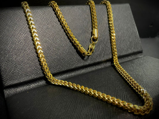 CADENA JES TEJIDO FRANCO 4MM - 65CM