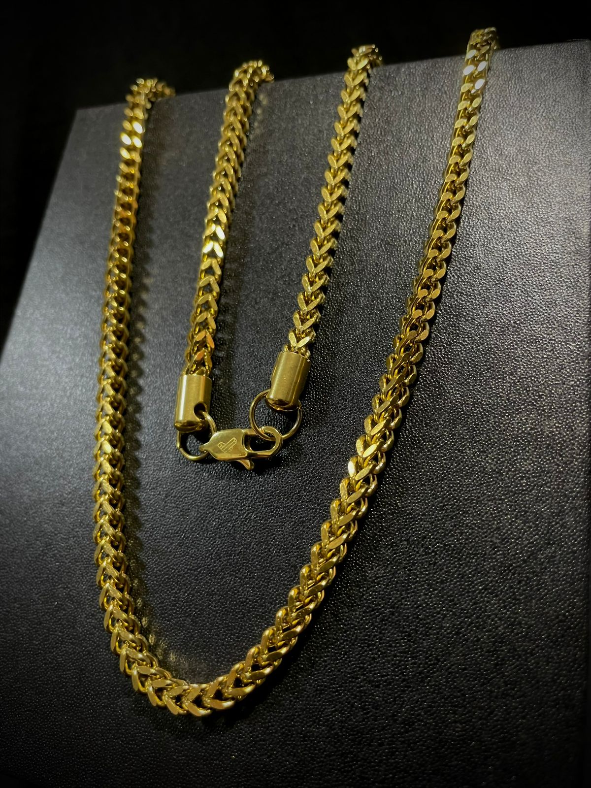 CADENA JES TEJIDO FRANCO 4MM - 65CM